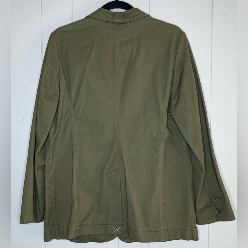 NWT Talbots Casual Washed Aiden Twill Blazer Womens Size 12 - Picture 4 of 13